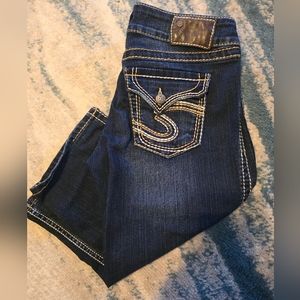 Silver crop MacKenzie size 29 barely worn